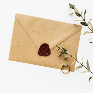 Plaque de boite aux lettres personnalisables (enveloppe) - Les P'tites Fees