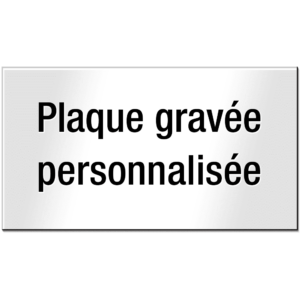 Plaques gravées