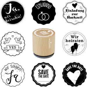 Woodies kreative Stempel – Hochzeitskollektion