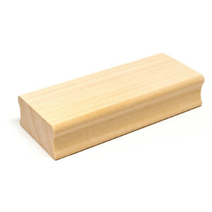 Wooden stamp for creative hobbies 100x40mm