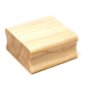 Wooden stamp for creative hobbies 40x40mm