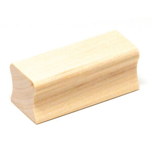 Wooden stamp for creative hobbies 50x20mm