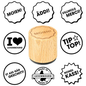 Creative wooden stamps - Luxembourg collection