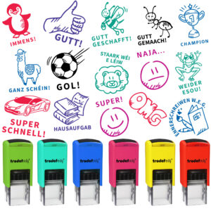 Trodat edy FLEX - Motivation stamp for teachers - Luxembourgish